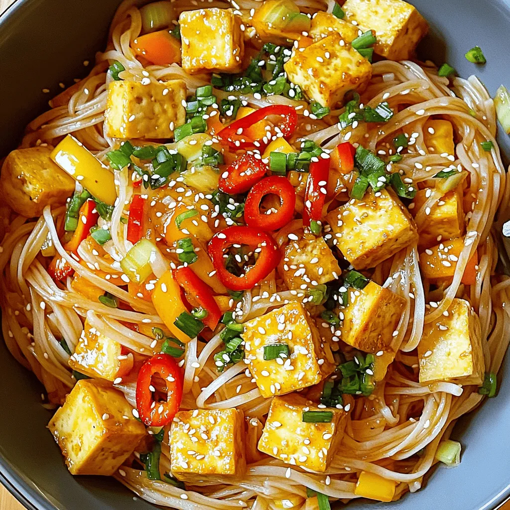 Garlic Chili Tofu Noodles 15-Minute Flavor Boost