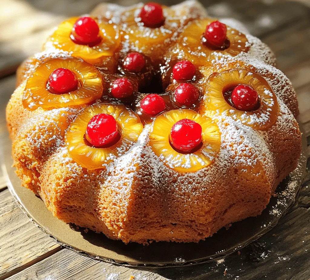 Pineapple upside-down cake has long held a special place in the hearts of dessert enthusiasts, celebrated for its sweet, caramelized pineapple topping and tender cake base. This nostalgic treat, which dates back to the early 20th century, has evolved through the years, spawning various adaptations that cater to modern tastes. Among these delightful variations, the Bundt cake twist stands out, offering a unique shape and presentation that transforms a classic dessert into an eye-catching centerpiece for any occasion.