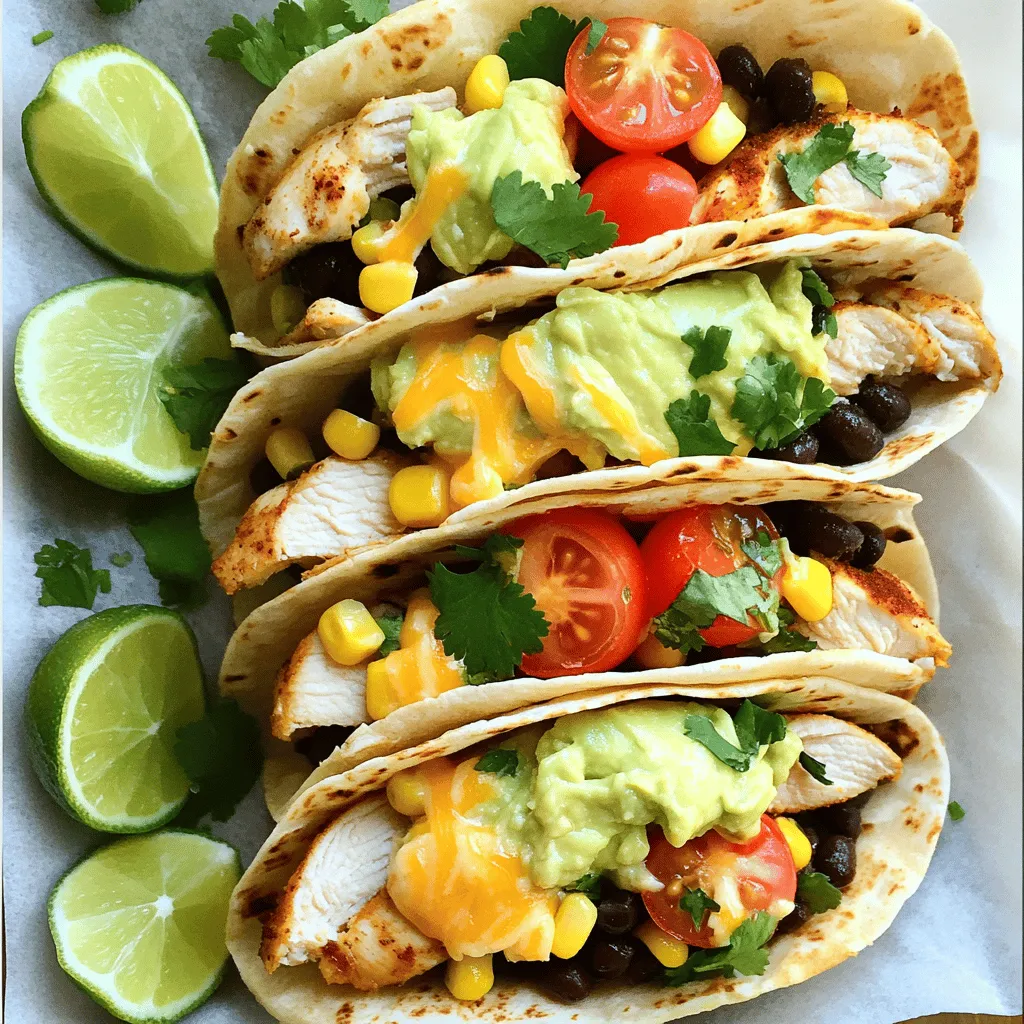Easy Chicken Avocado Burritos Flavorful and Quick Meal