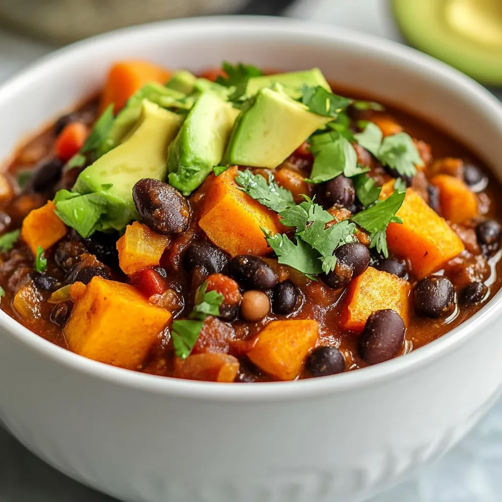 Savory Sweet Potato Black Bean Chili Recipe Today