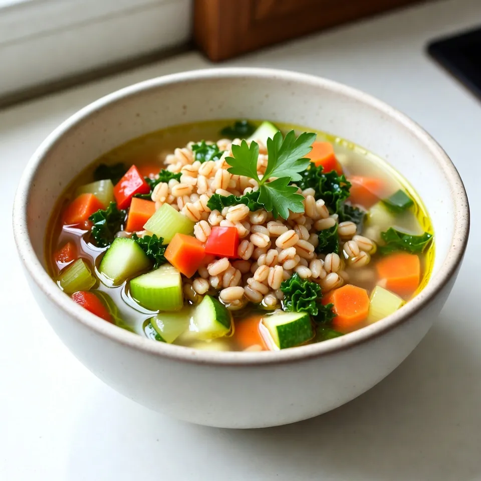 Vegetarian Barley Soup Hearty and Nutritious Recipe