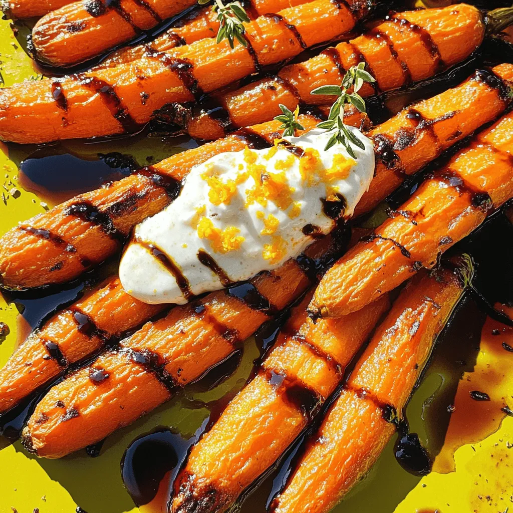 - 1 lb baby carrots, peeled - 2 tablespoons balsamic vinegar - 1 tablespoon olive oil - 1 teaspoon honey or maple syrup
