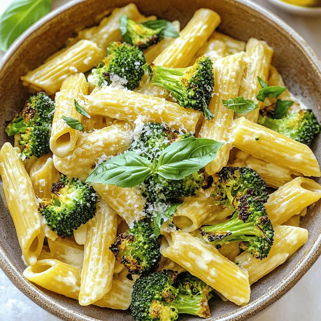 Creamy Ricotta Pasta with Roasted Broccoli: A Comforting Culinary Delight