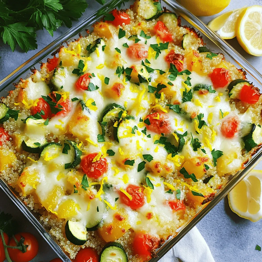 Zesty Lemon Quinoa Bake Flavorful and Easy Dish
