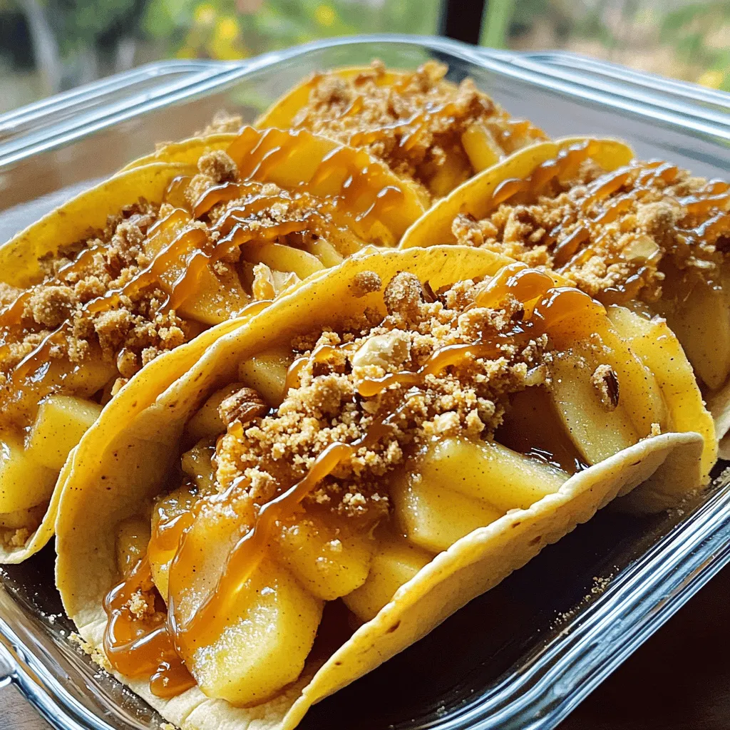 Delicious Apple Cheesecake Tacos Simple Dessert Treat