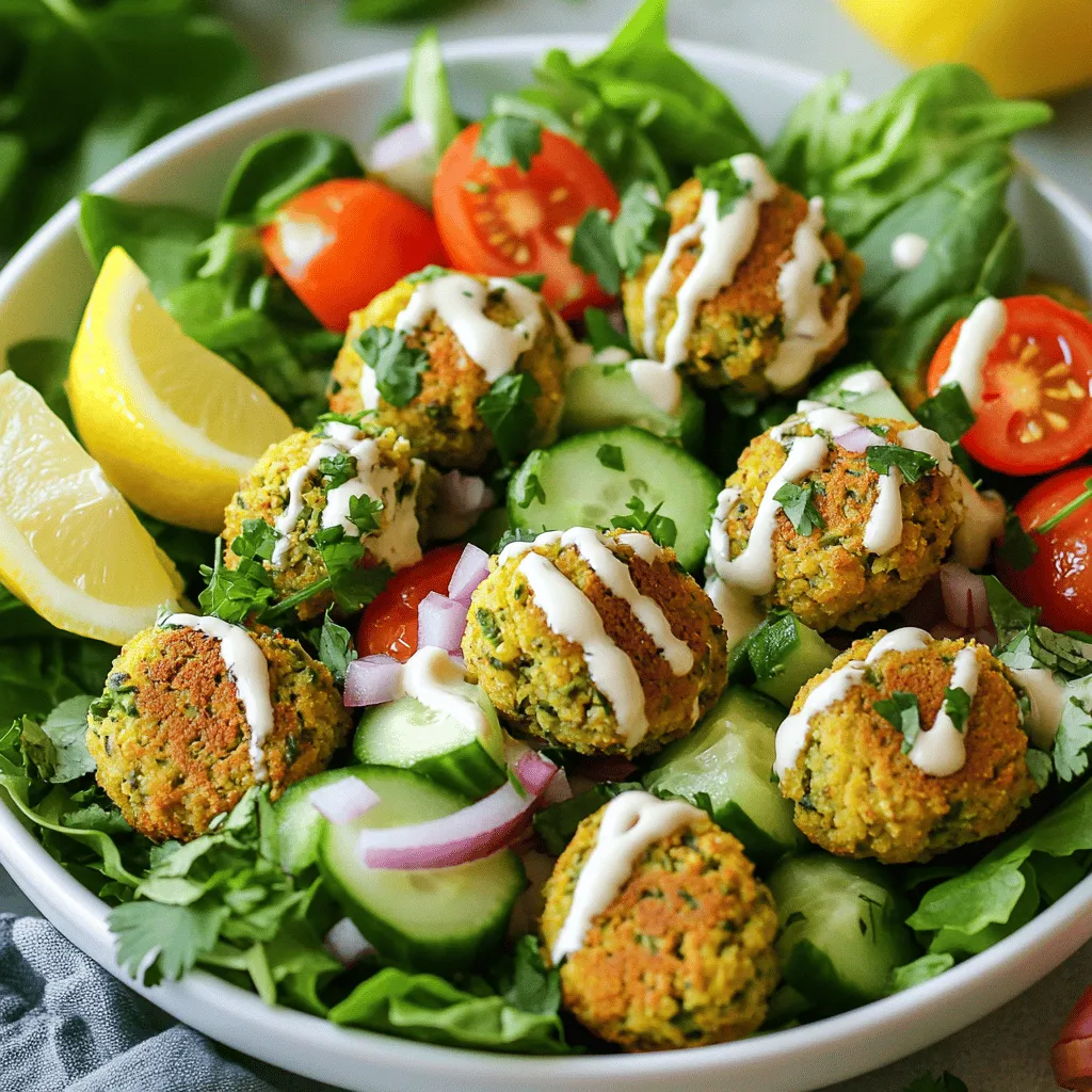 Baked Falafel Bowls Flavorful and Nutritious Delight
