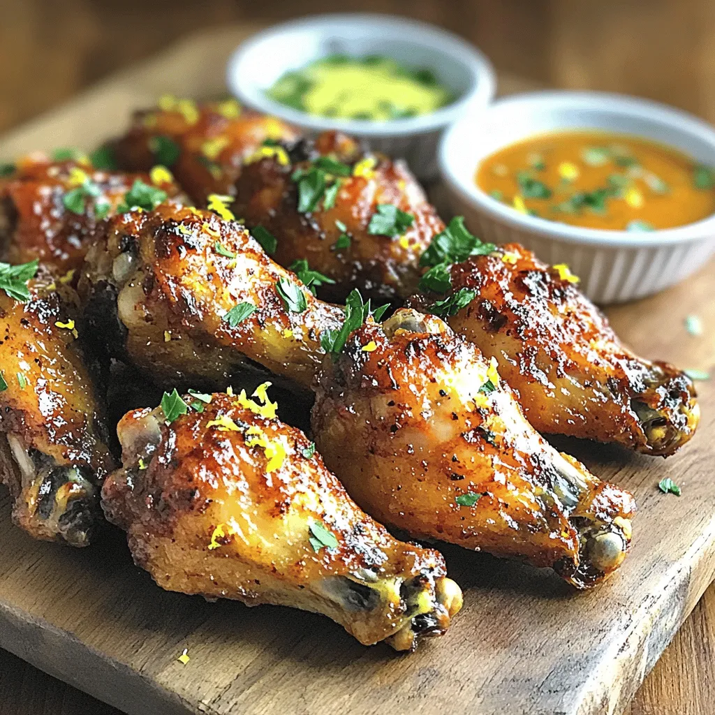 Lemon-Pepper Wings Crispy and Flavorful Treat