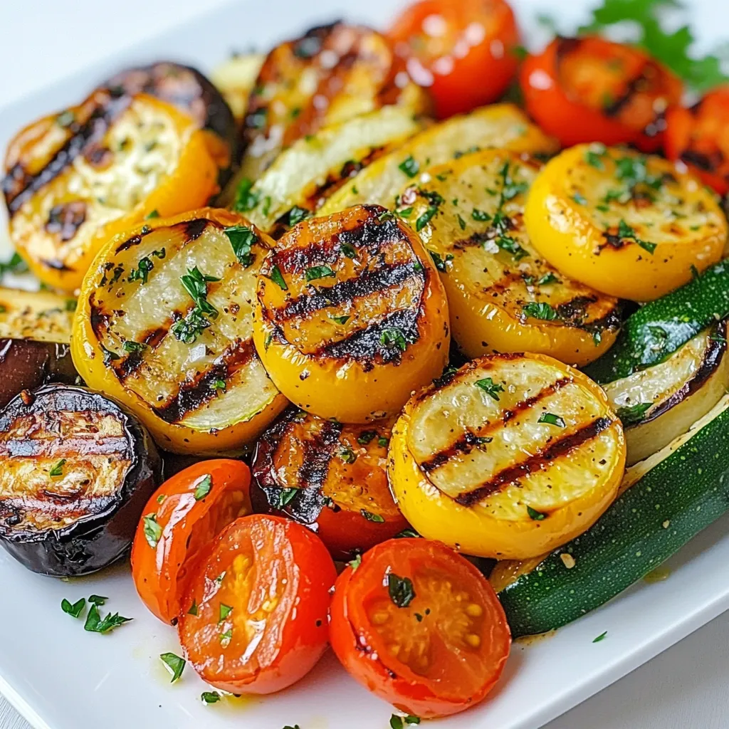 Lemon Herb Grilled Vegetables Flavorful and Easy Recipe
