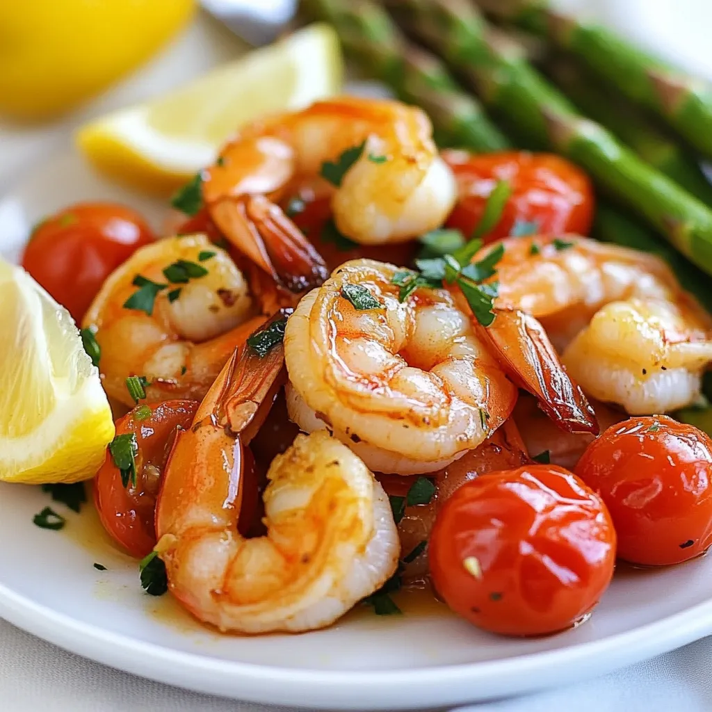 Sheet Pan Lemon Garlic Shrimp Quick and Tasty Meal