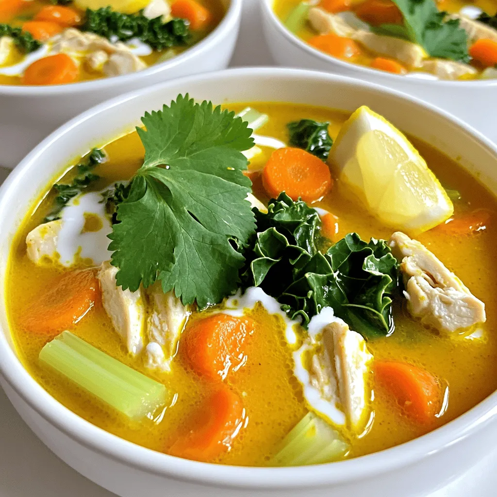 Soothing Turmeric Chicken Soup for Inflammation Relief