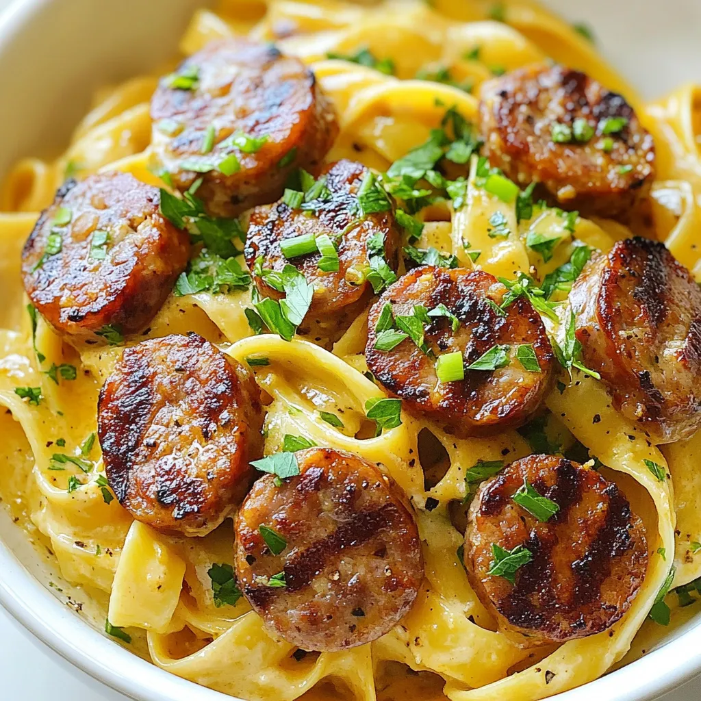 Creamy Cajun Sausage Pasta Flavorful and Easy Dish