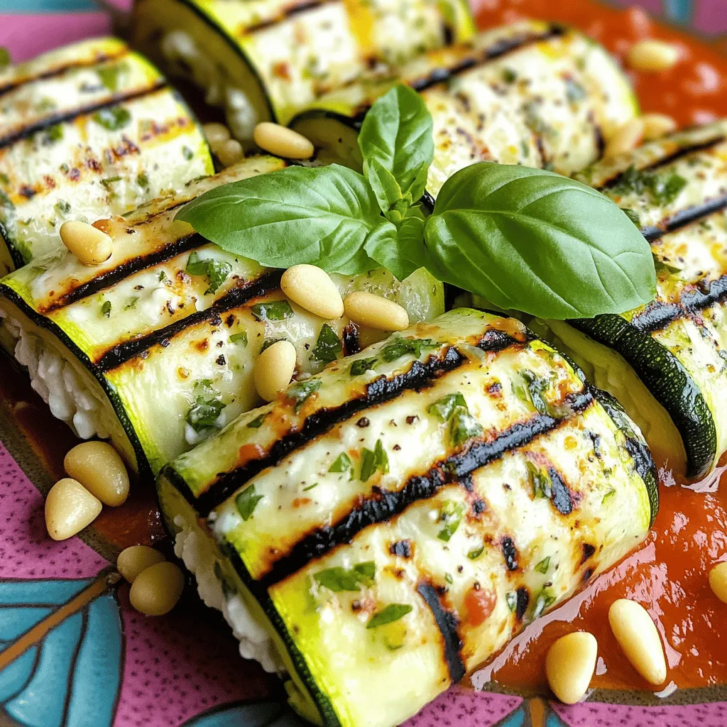 Zucchini Rolls Flavorful and Easy Dinner Idea