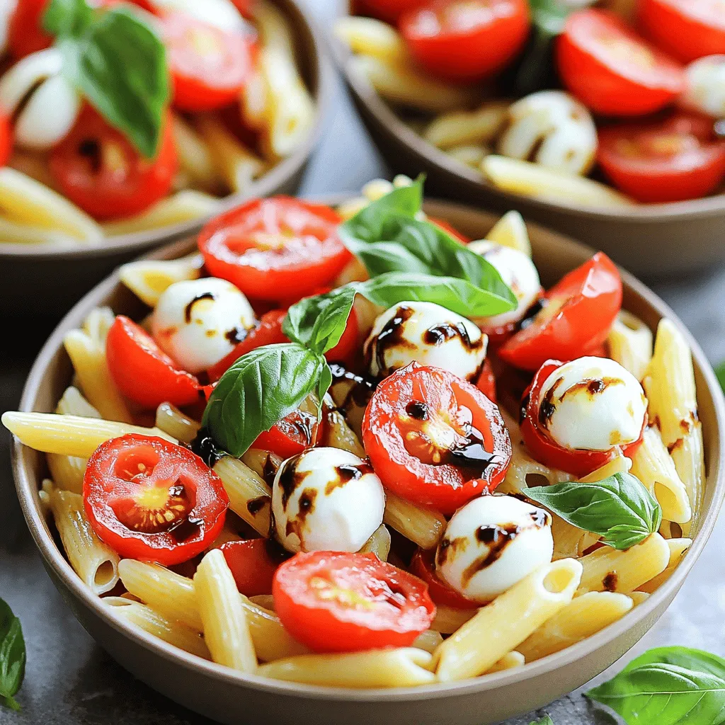 Easy Caprese Pasta Delight Simple Flavorful Meal