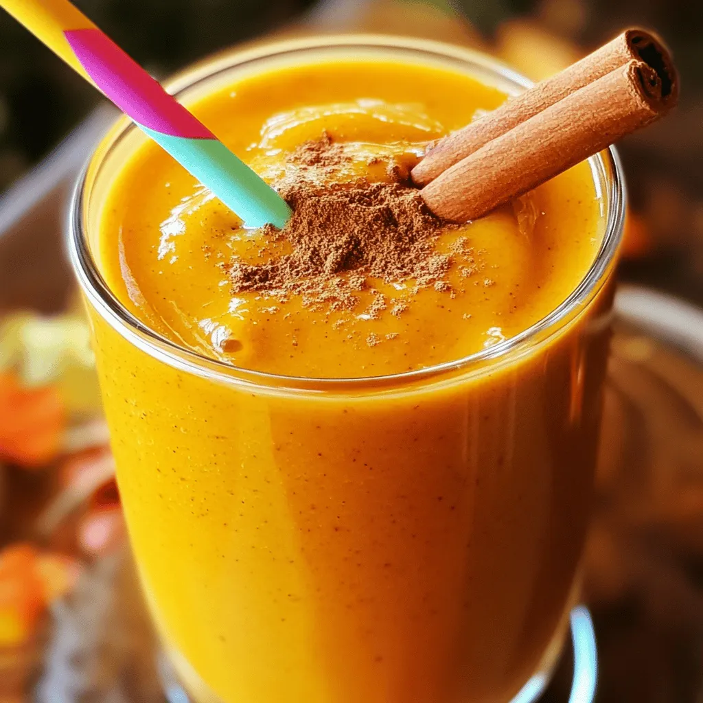 Chai Spiced Pumpkin Smoothie Flavorful and Healthy Treat