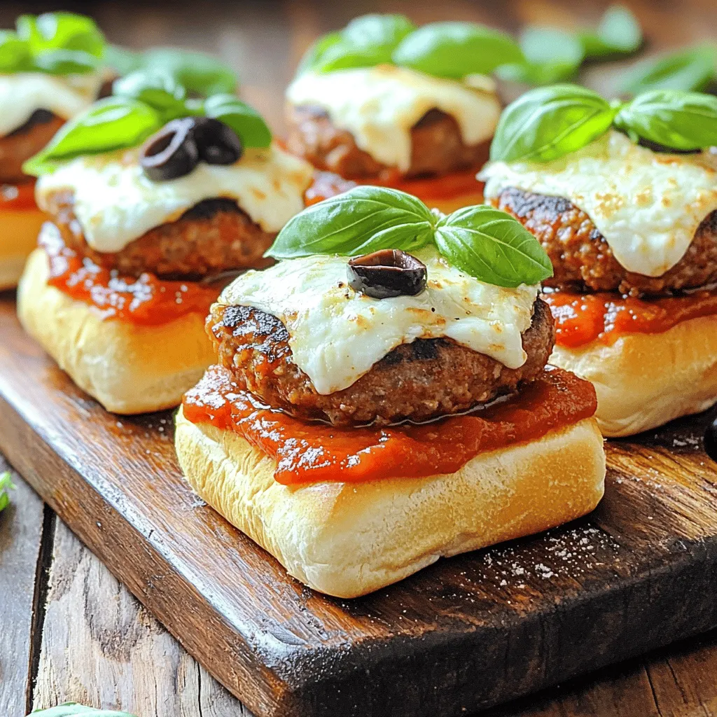 Italian Sliders Irresistible Flavor on a Bun