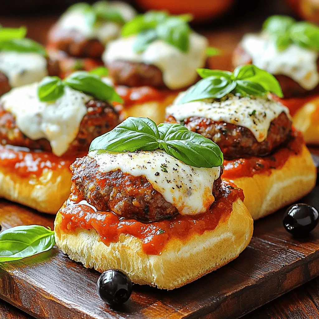 Italian sliders are small, tasty sandwiches with rich, bold flavors. They pack a punch in every bite. You can enjoy them as a snack or a meal. Their fun size makes them perfect for parties or gatherings.