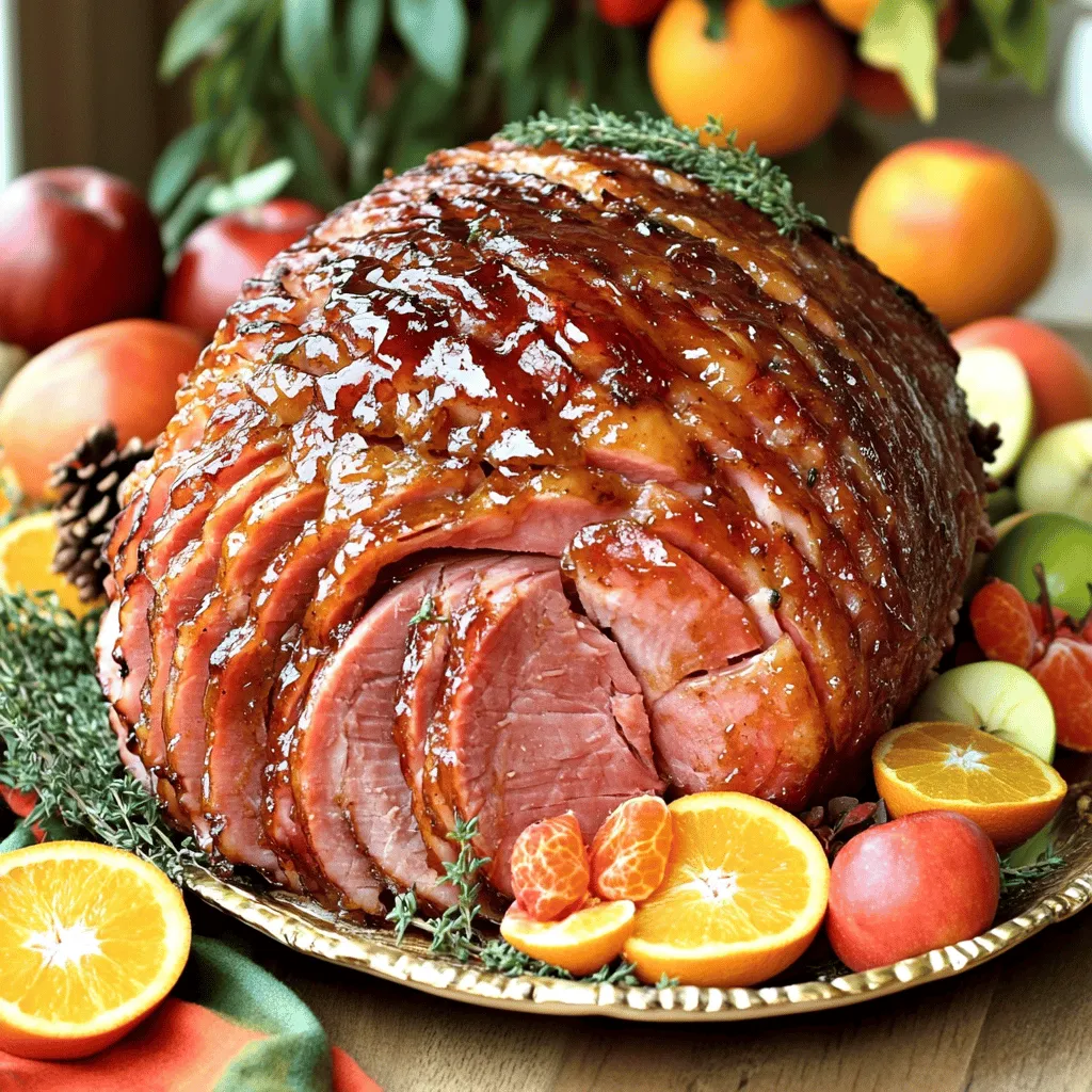 Brown Sugar Glazed Ham: A Delectable Centerpiece for Your Gatherings