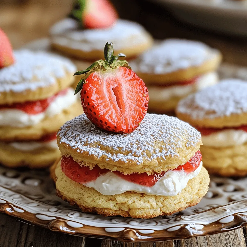 Strawberry Cake Sandwich Cookies Dreamy Dessert Recipe