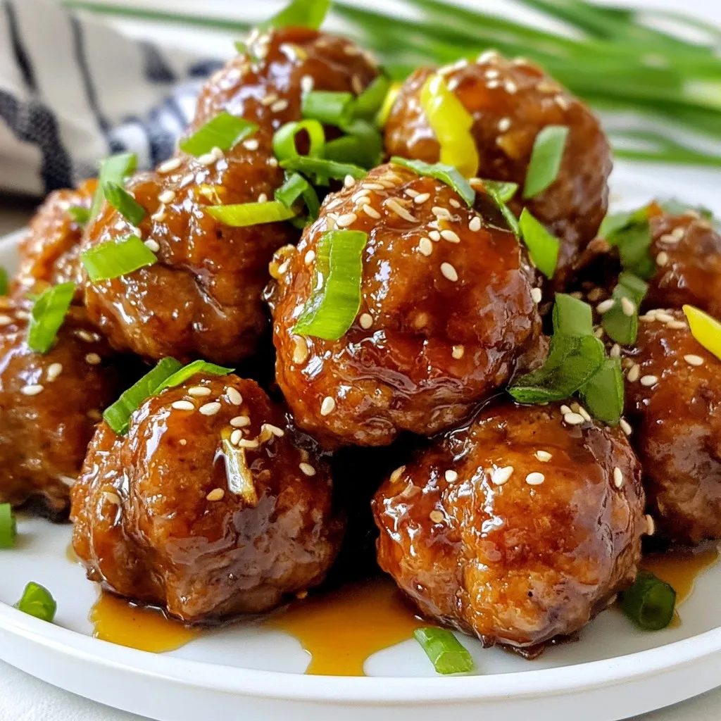 Honey Garlic Turkey Meatballs Easy and Delicious Recipe