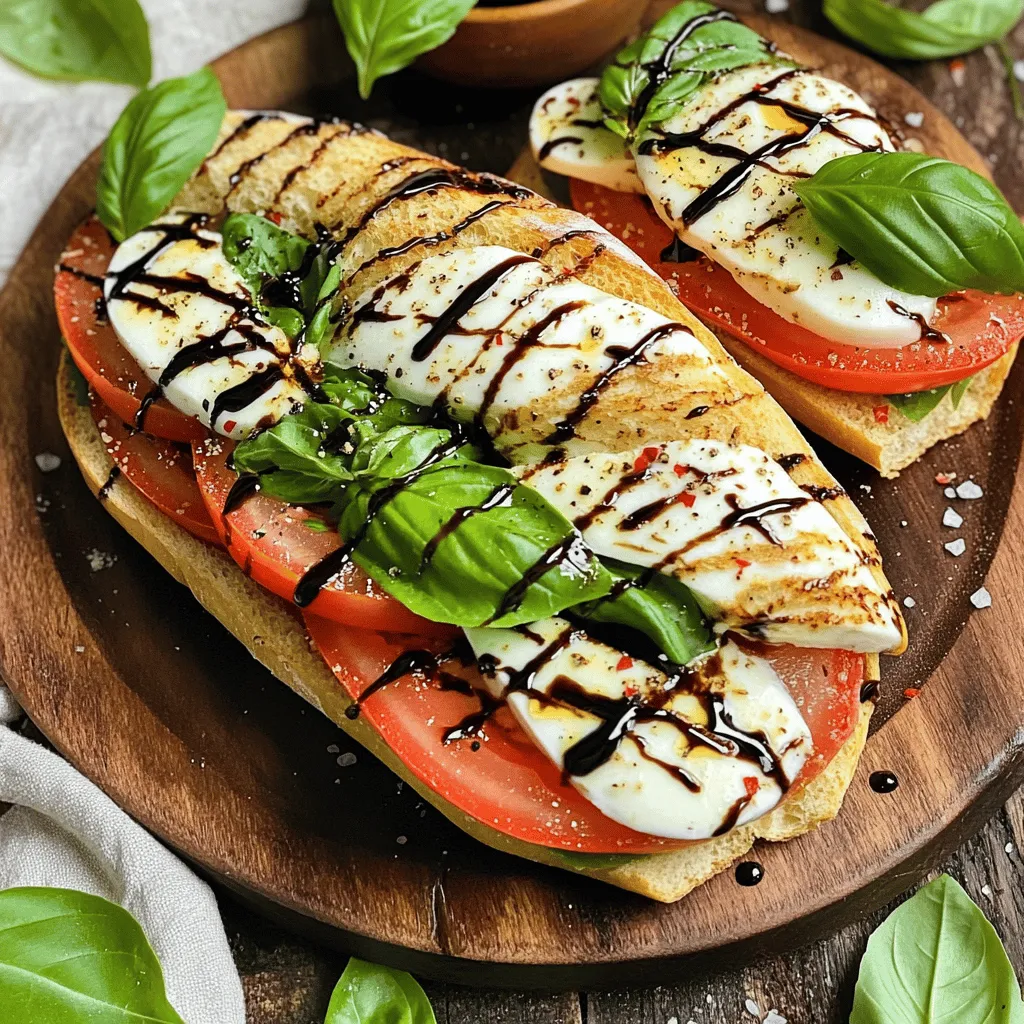Caprese Sandwich Delight Simple and Fresh Recipe