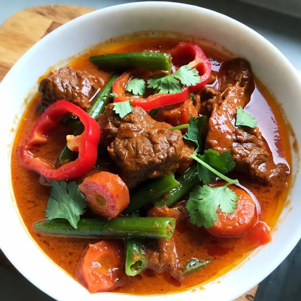 Slow Cooker Beef Coconut Curry Delight Recipe