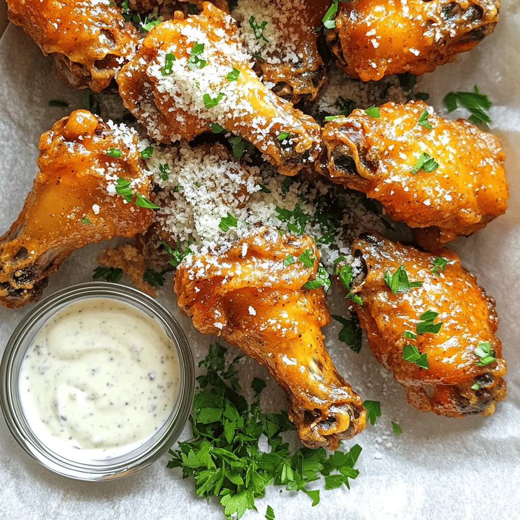 Hot Truffle Garlic Parm Wings Irresistible Flavor Combo