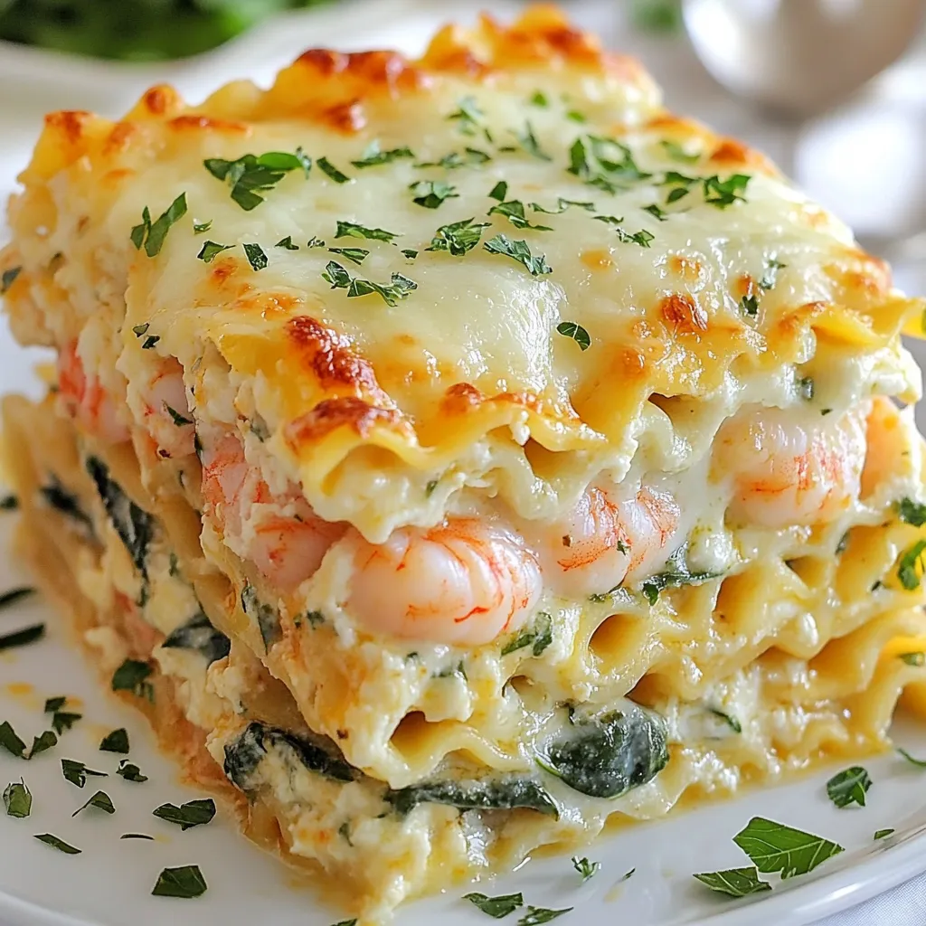 Garlic Butter Shrimp Scampi Lasagna Easy Cooking Guide