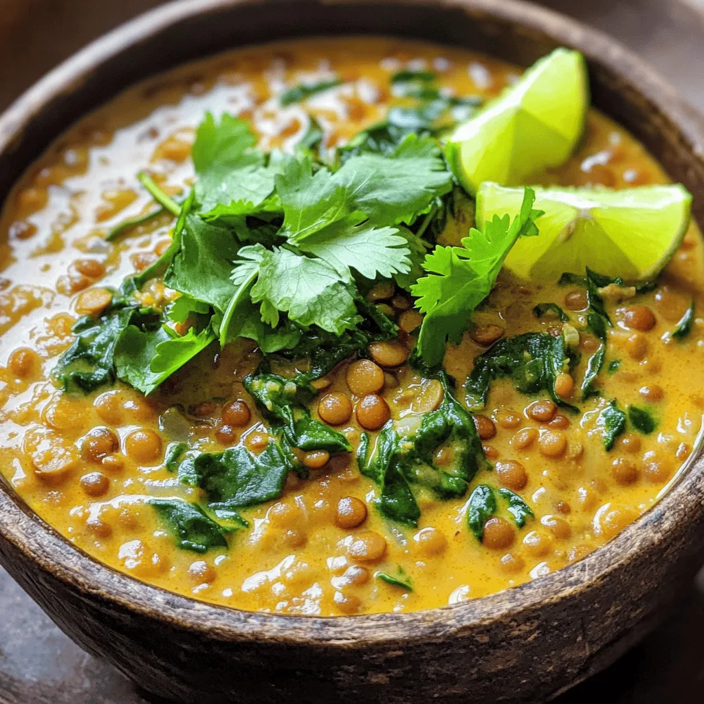 Creamy Coconut Curry Lentil Soup Tasty and Nourishing