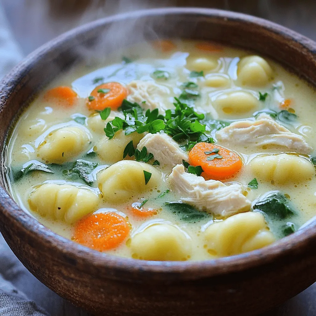 Creamy Chicken Gnocchi Soup Easy and Cozy Recipe