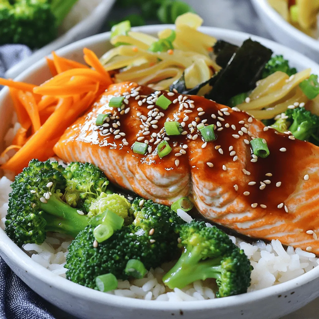 Teriyaki Salmon Bowls Flavorful and Easy Recipe