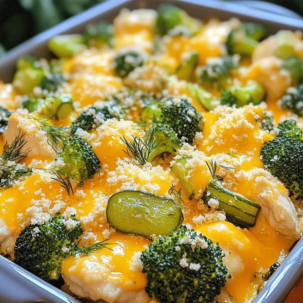 Pickle Ranch Chicken &#038; Broccoli Bake Quick Meal Idea