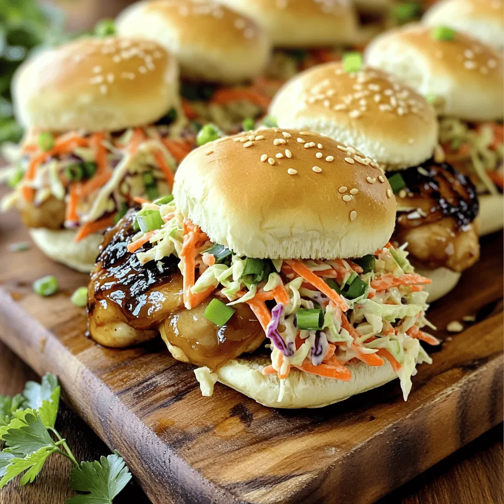 Honey Garlic Chicken Sliders: A Delicious and Convenient Treat