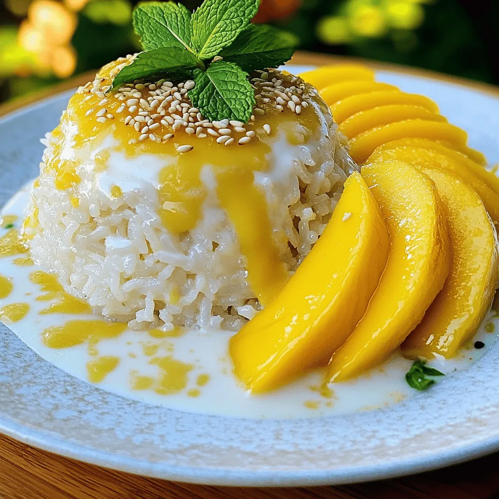 Thai Mango Sticky Rice Delightful and Simple Recipe