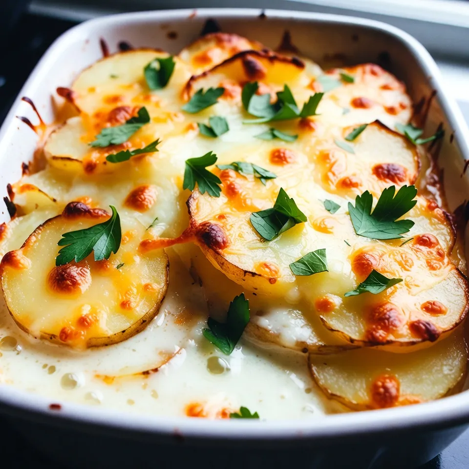 Scalloped Potatoes Au Gratin Creamy and Delicious Dish