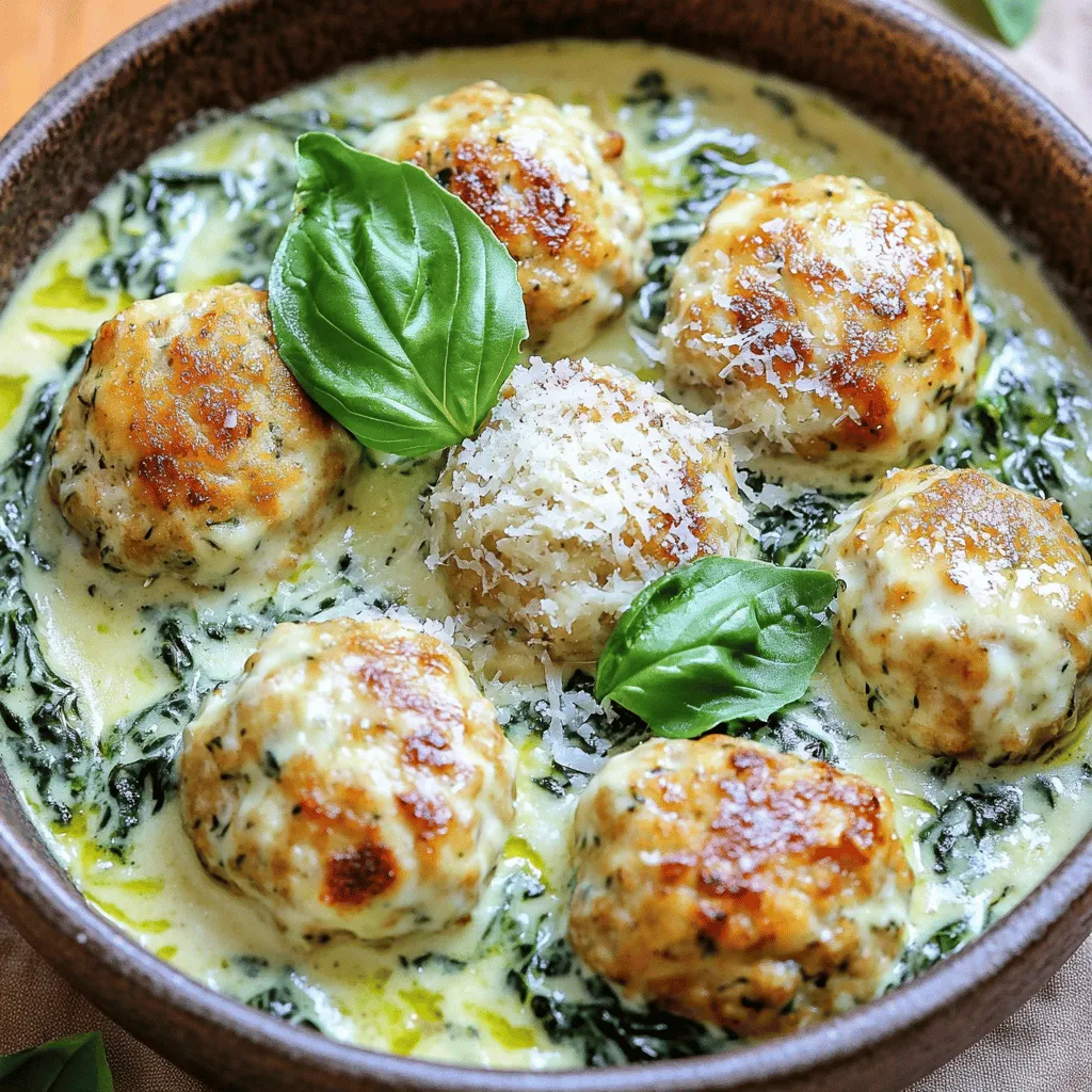 - 1 pound ground chicken - 1/2 cup ricotta cheese - 1/4 cup grated Parmesan cheese - 1/4 cup breadcrumbs - 1 large egg