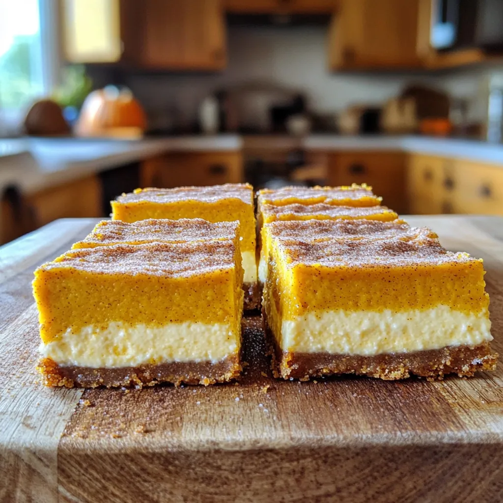 Pumpkin Churro Cheesecake Bars Irresistible and Easy