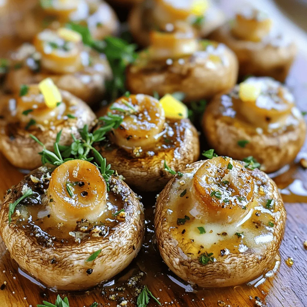 Roasted Garlic Butter Mushrooms Irresistible Flavor