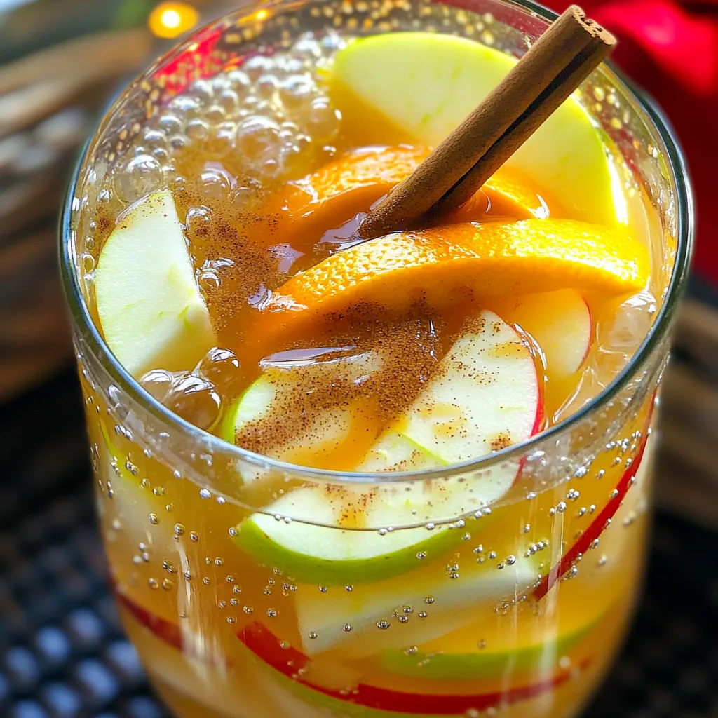 Apple Caramel Cider Punch Delightful Fall Beverage