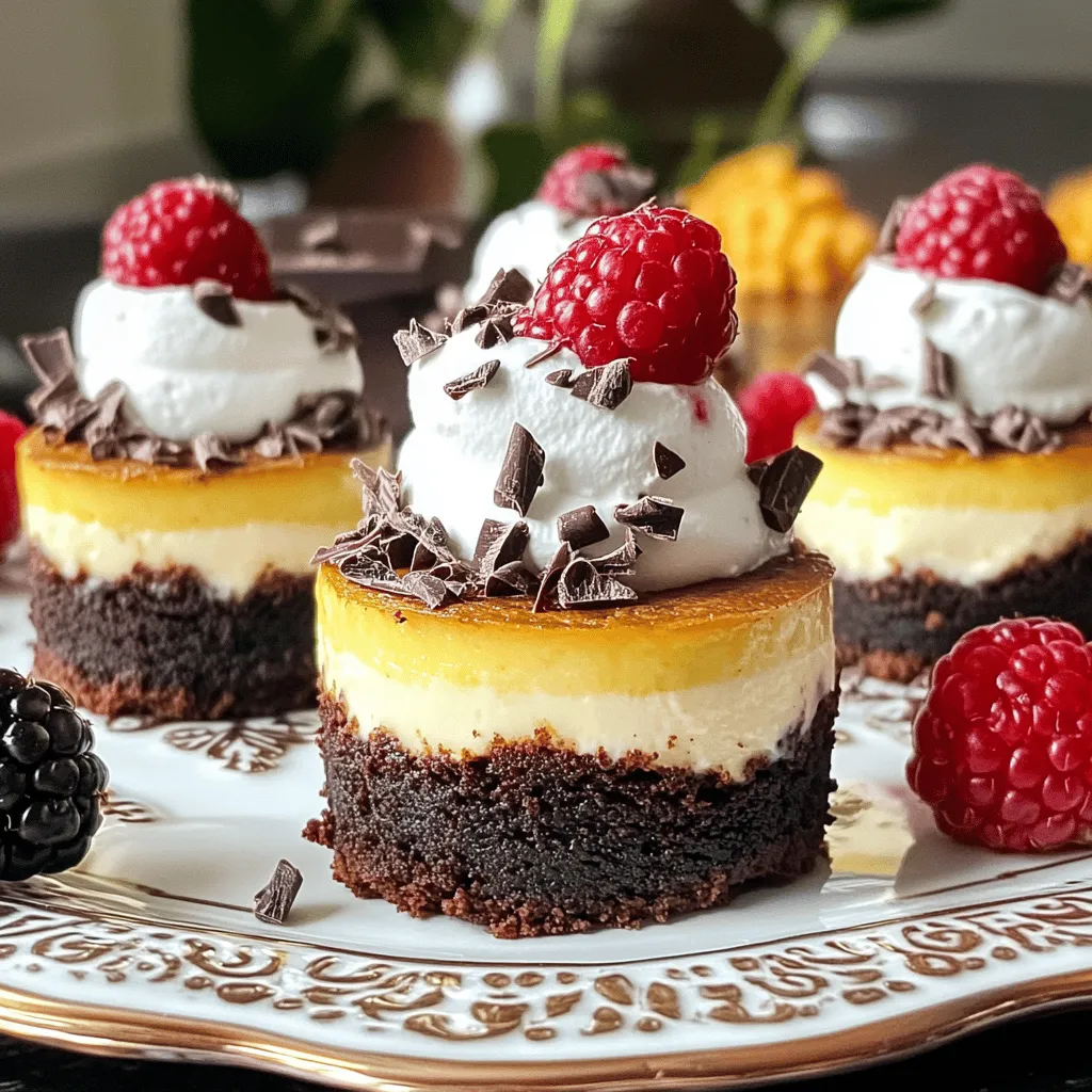 Brownie Bottom Mini Cheesecakes: A Decadent Delight