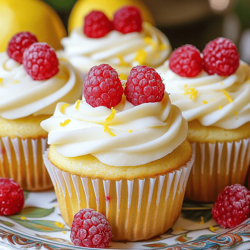 Raspberry Lemon Heaven Cupcakes Sweet and Tart Treat
