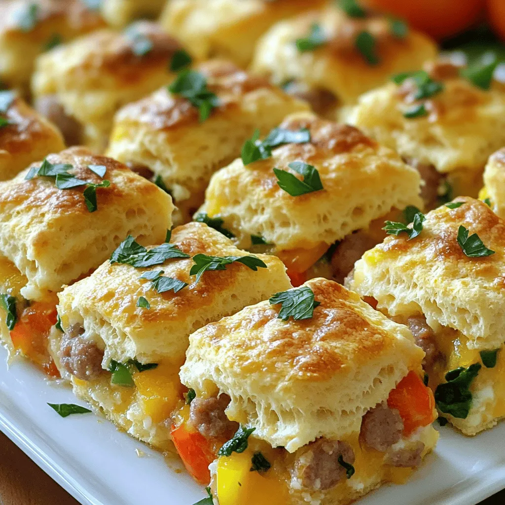 Hearty Sausage and Biscuit Casserole Delightful Meal
