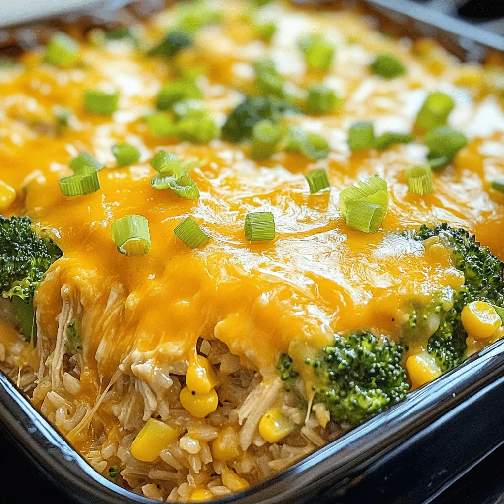 Cheesy Chicken Rice Casserole Slow Cooker Delight