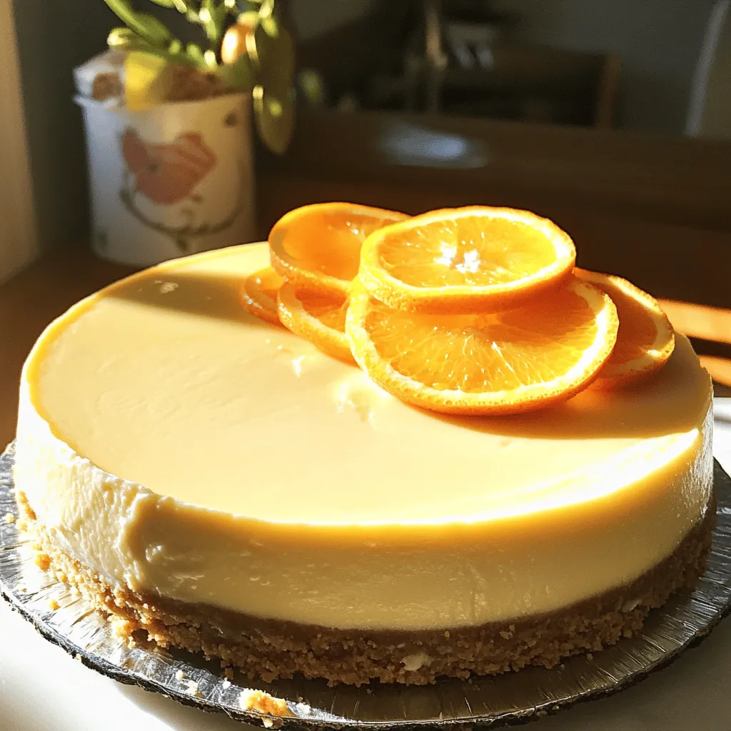 No Bake Orange Creamsicle Cheesecake Easy Delight