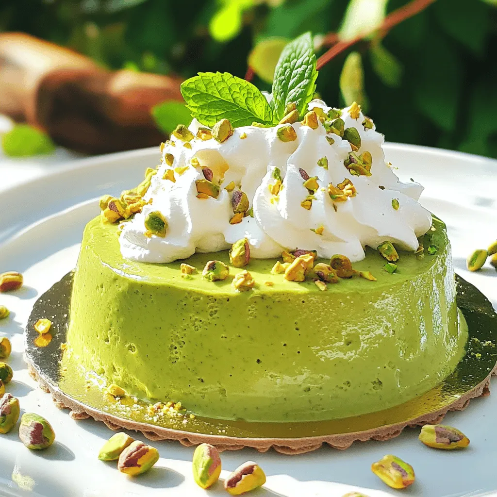 Vegan Pistachio Tres Leches Cake Delight Recipe