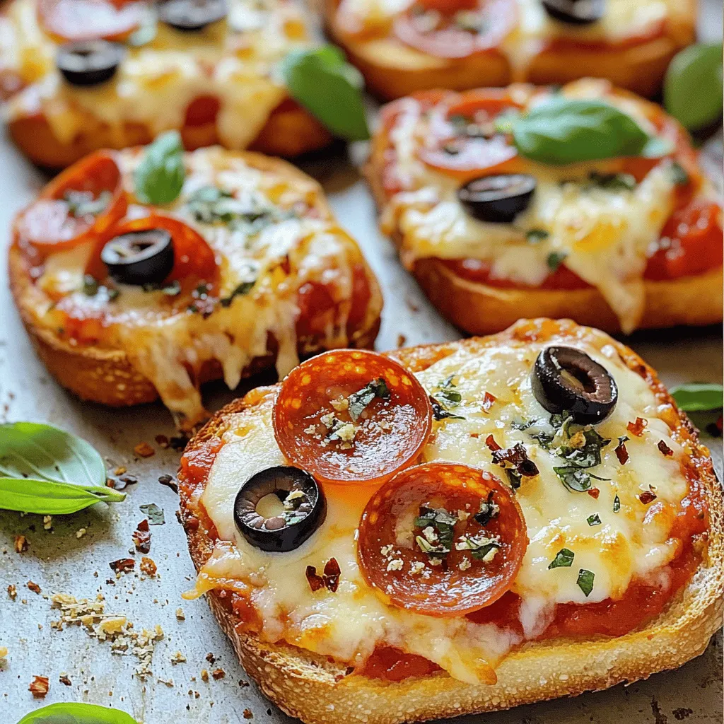Pizza Toasts Delightful and Simple Snack Recipe