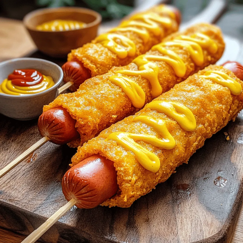 Deep-Dish Delight Corn Dogs: A Flavorful Twist on a Classic Favorite