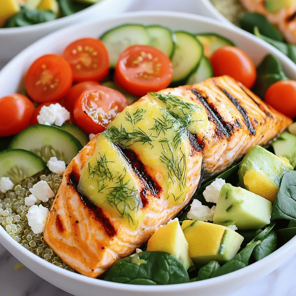 Zesty Lemon Dill Salmon Bowls Flavorful and Fresh Meal
