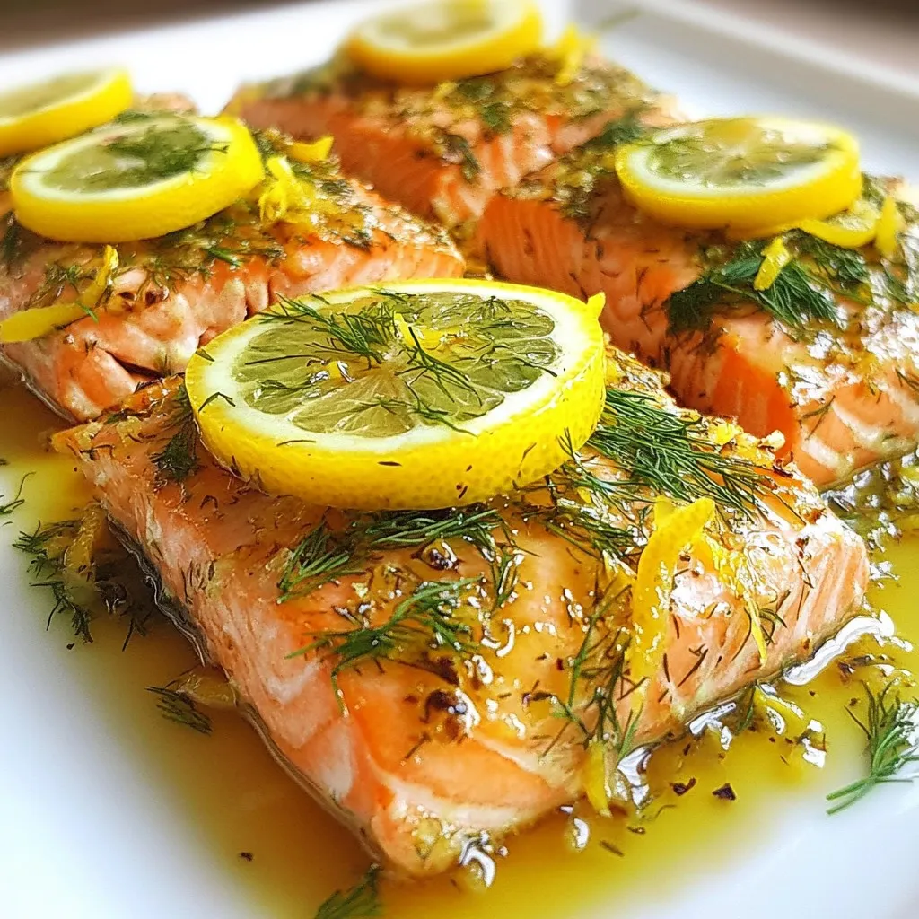 Lemon Dill Roasted Salmon Tasty and Easy Recipe