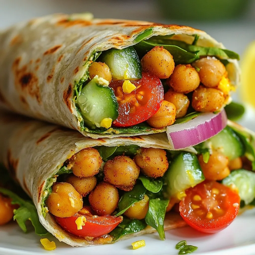 Chickpea Shawarma Wraps Tasty and Simple Recipe