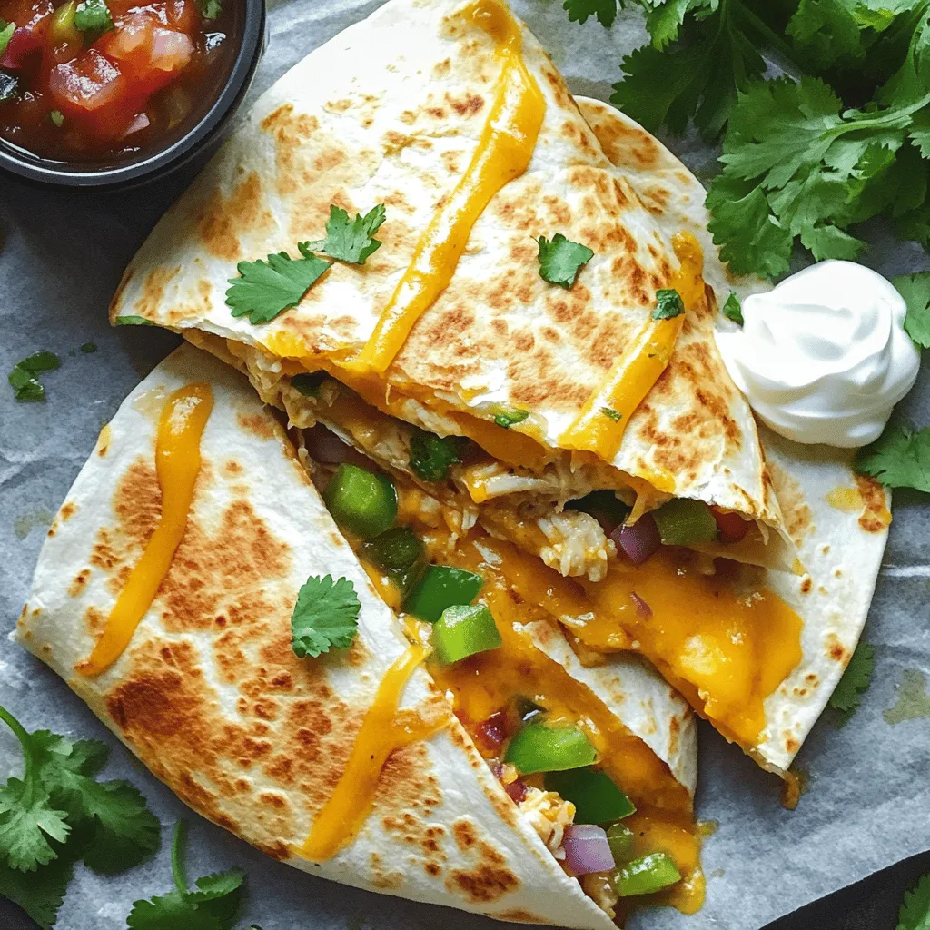 Easy Chicken Quesadillas Quick and Flavorful Recipe